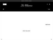 Tablet Screenshot of lecharmecosmetics.com